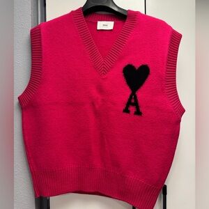 AMI Sweater vest with graphic